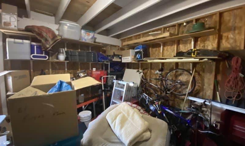 Packed Garage Space