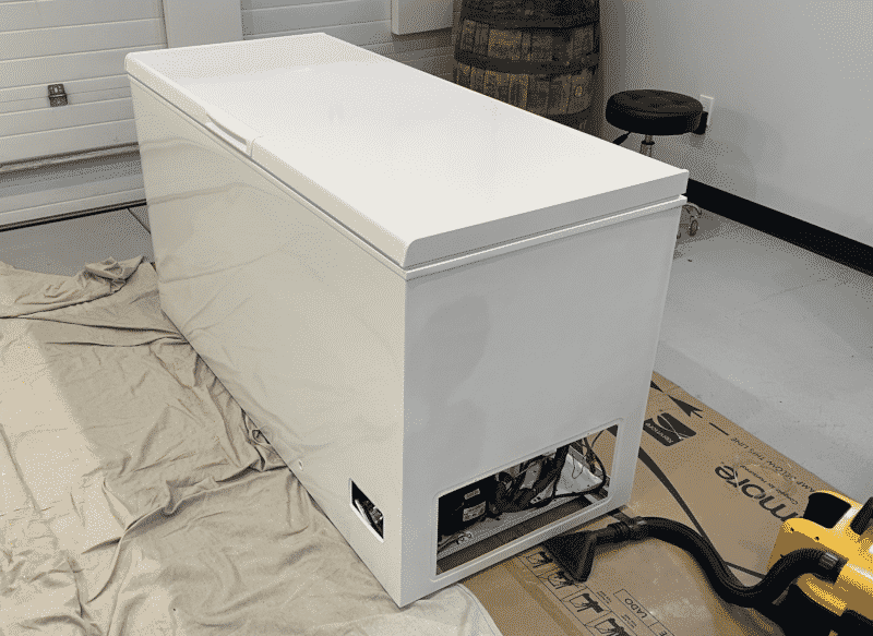 Sanded Chest Freezer