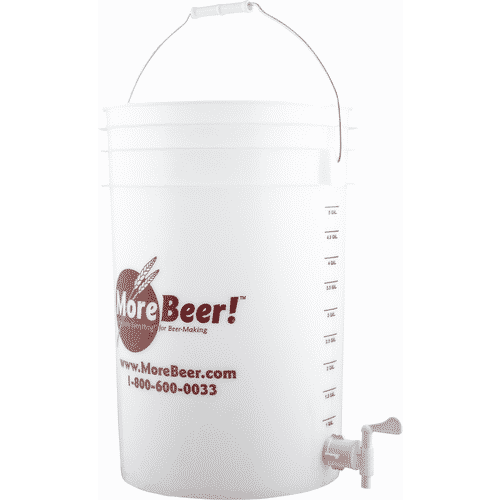 Plastic Brew Bucket with Spigot - 6 gal.