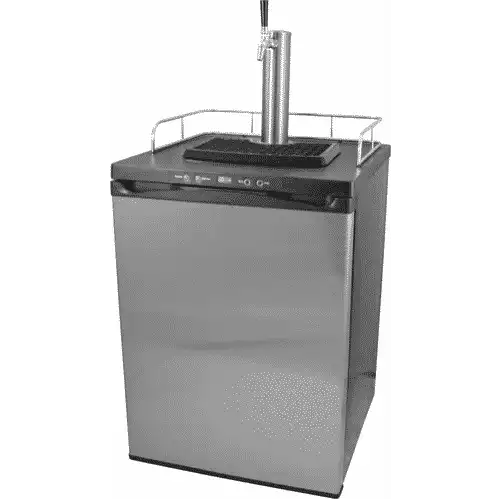 Kegerator With Stainless Steel Intertap Faucets